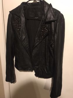 True Religion Leather Jacket (Medium)