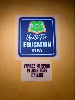 World Cup Patches & Match Detail France vs Spain