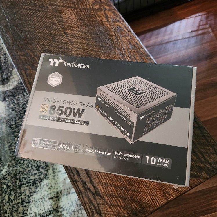 850W Thermaltake GF A3 Modular Power Supply 80 PLUS Gold Brand New