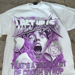 Lost hills x cough syrup tee