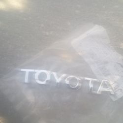 1" Toyota Emblem Letters 