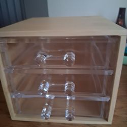 Makeup/jewelery 3 Drawer Box. New