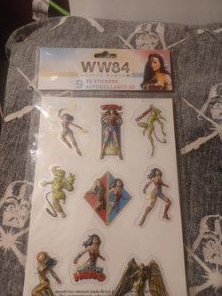 Wonder Woman Puffy Stickers Pack SALE DEAL 9 3D Wonder Woman Stickers SALE DEAL