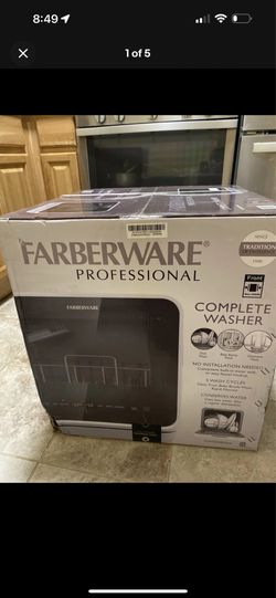 NEW Farberware Professional Complete Portable Countertop Dishwasher