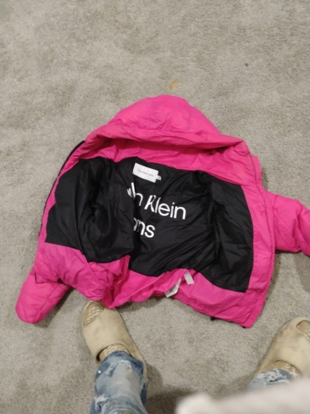 Calvin Klein Pink Women's Puffer Jacket