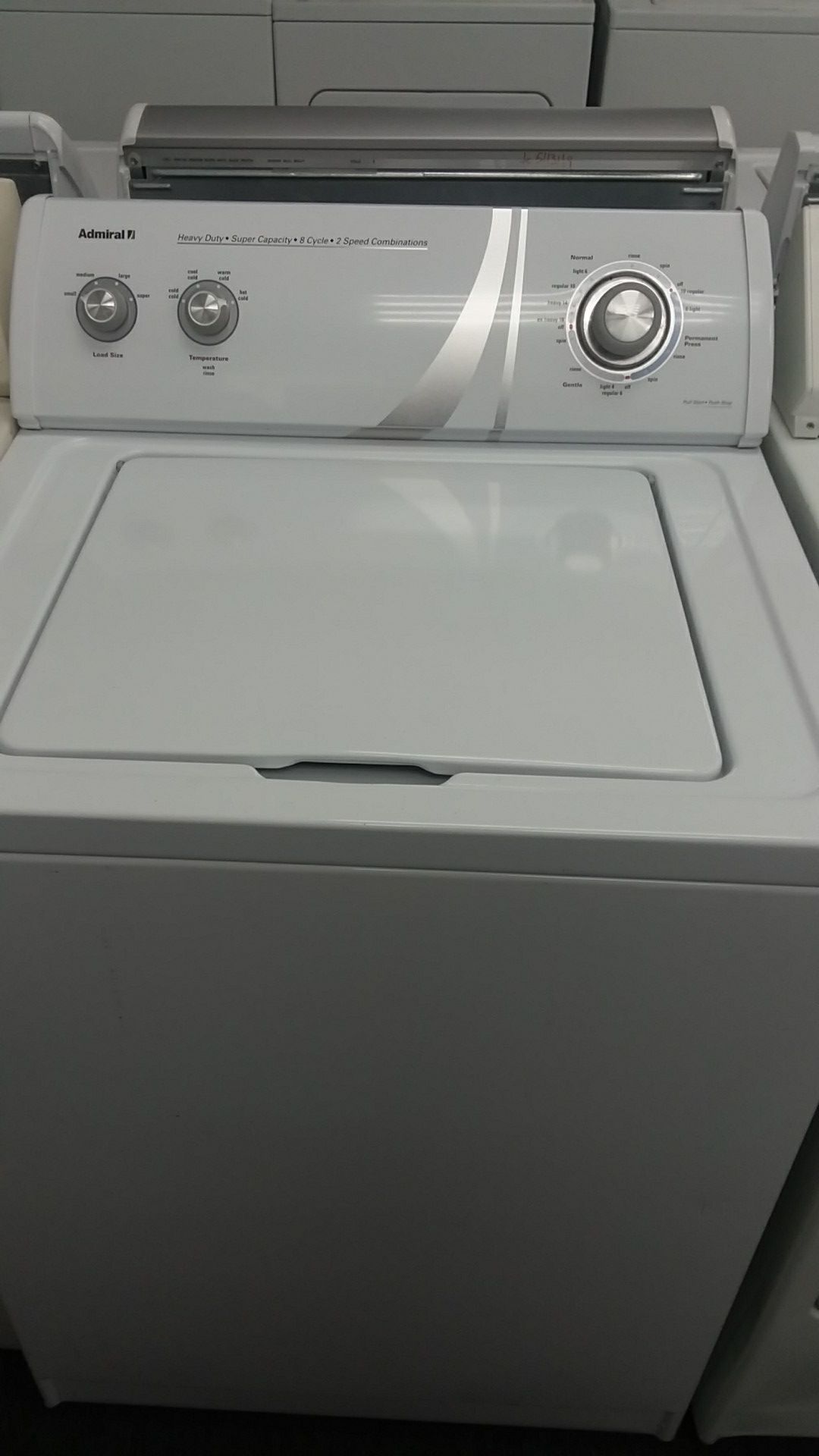Admiral washer