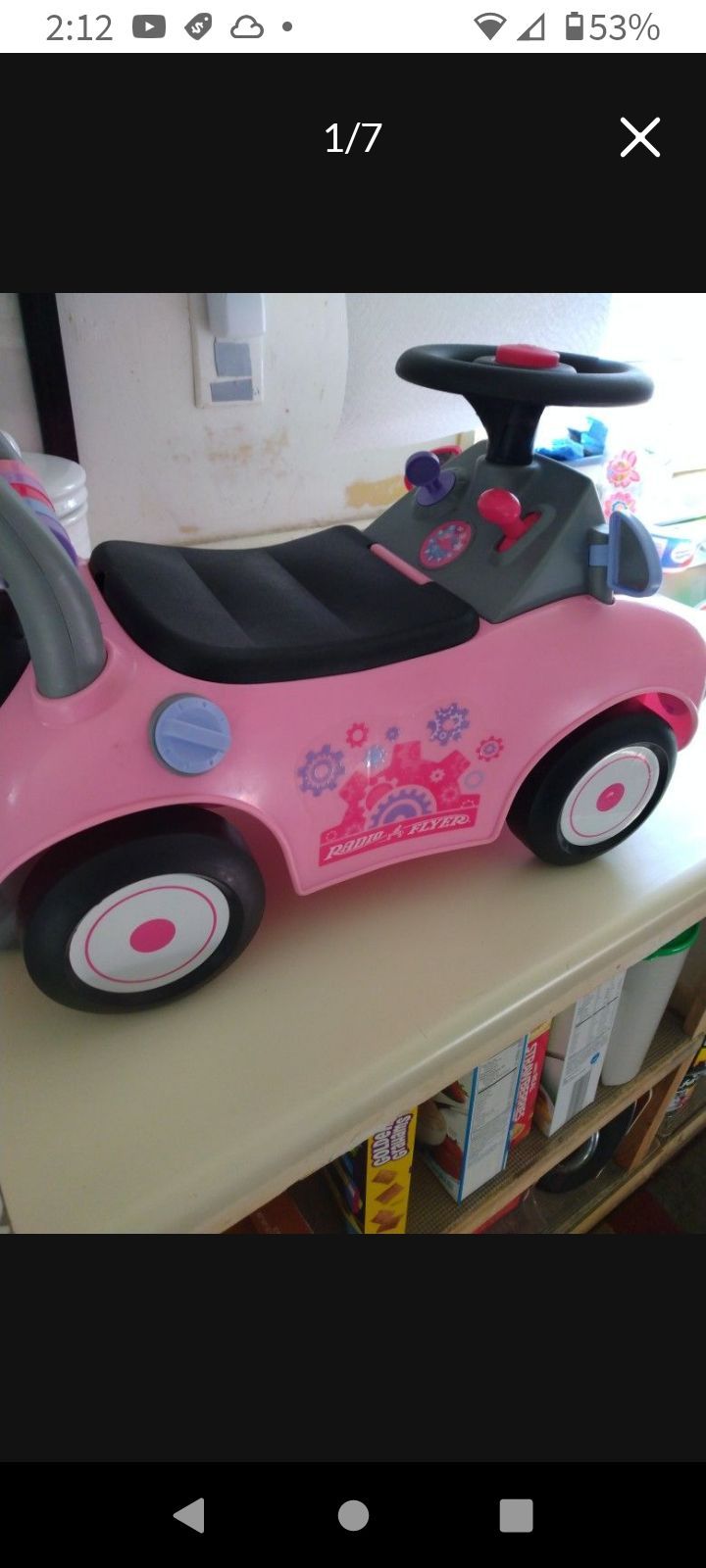 Radio Flyer Busy Buggy Ride on Car