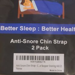  Orian Star  2 Pack  Of  Anti Snore Chin Strap
