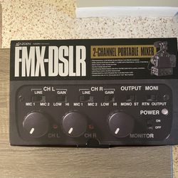 FMX-DSLR 2 Channel Portable Mixer