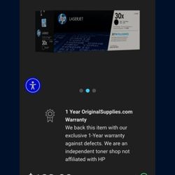Original HP 30X Black High-Yield LaserJet Toner Cartridge (CF230X)