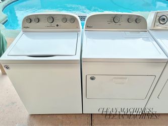 Whirlpool Washer and Gas Dryer 90 Day Warranty Some Delivery