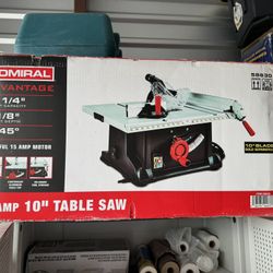 15 Amp Admiral Table Saw