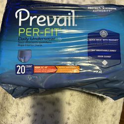Prevail Adult  Diapers Size Medium Large XL 