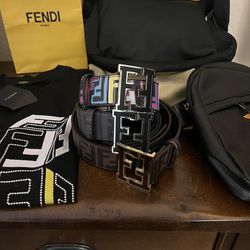 Fendi Collection Men’s Clothing, Women’s Braclet. Bags , Belts, & Shirts!