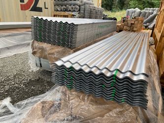 NOW AVAILABLE! - 10FT 29-Gauge Corrugated Metal Galvanized Steel Roofing Panels