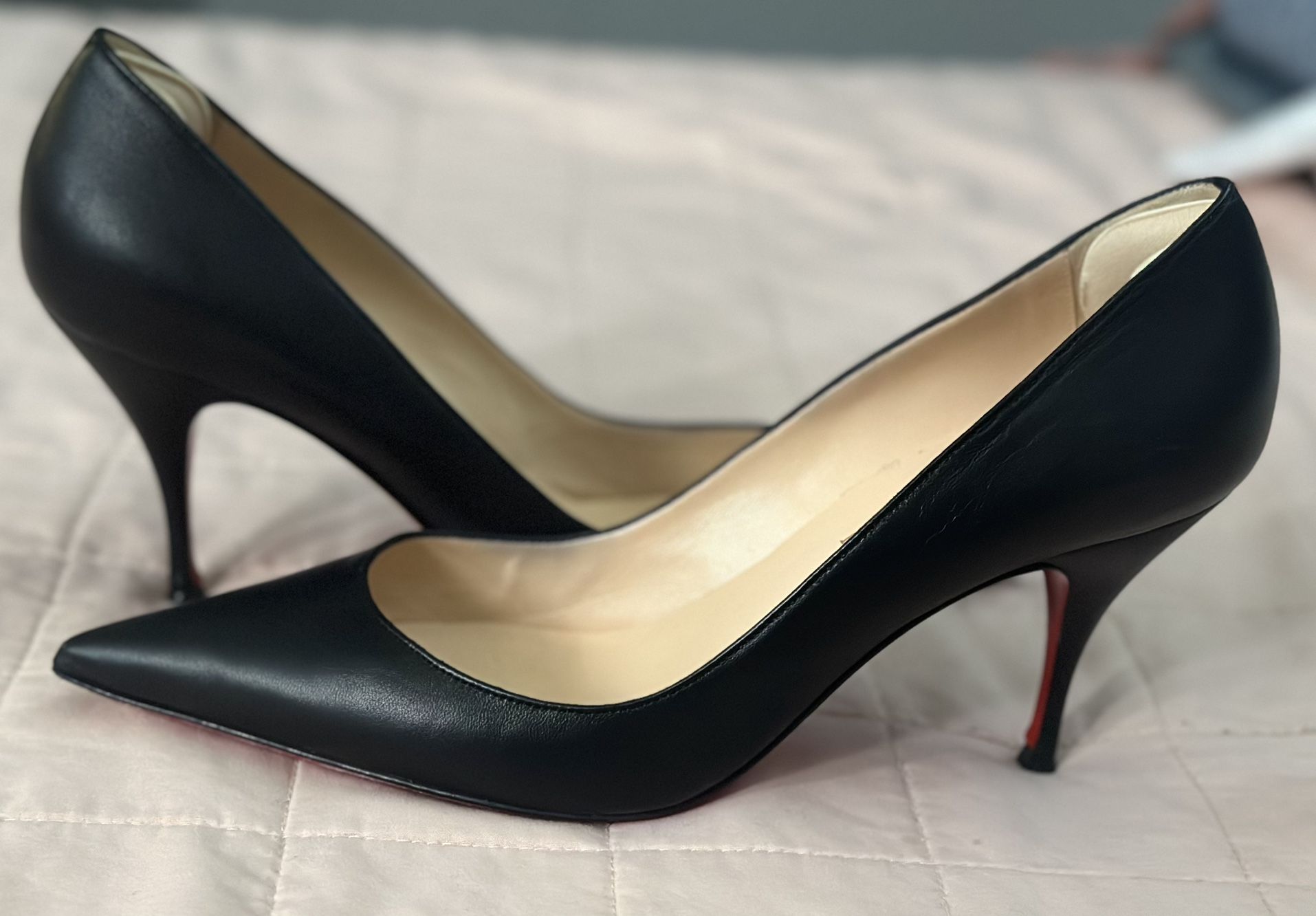 Louboutine Black Heels