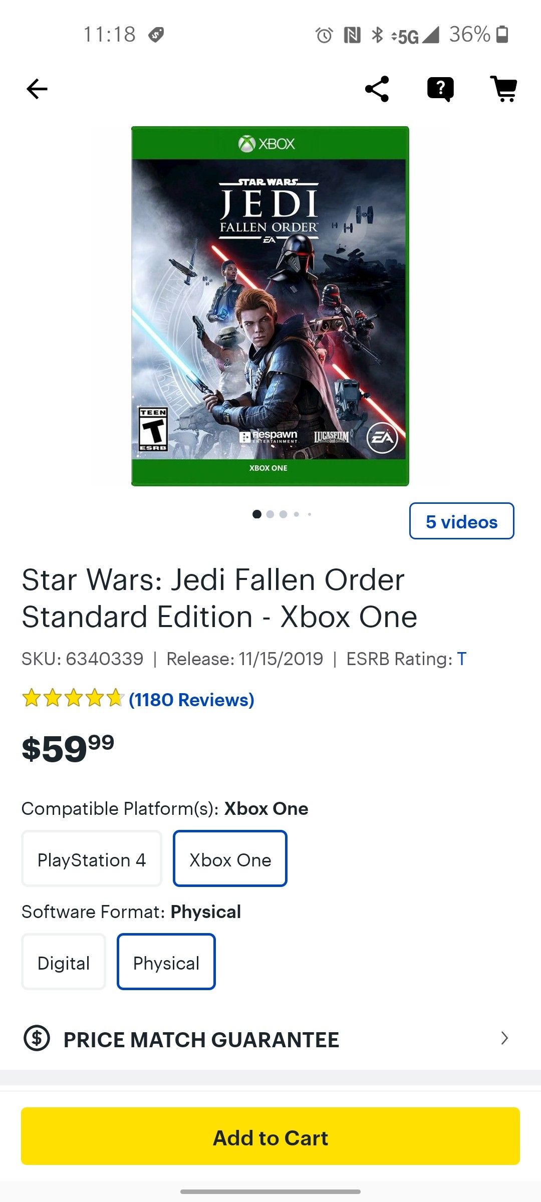 Xbox one game