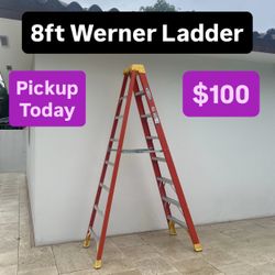 8ft Werner Ladder (1 Available) Pickup Today!