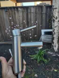 Semi New Stainless Steel Faucet S Wht Hose 