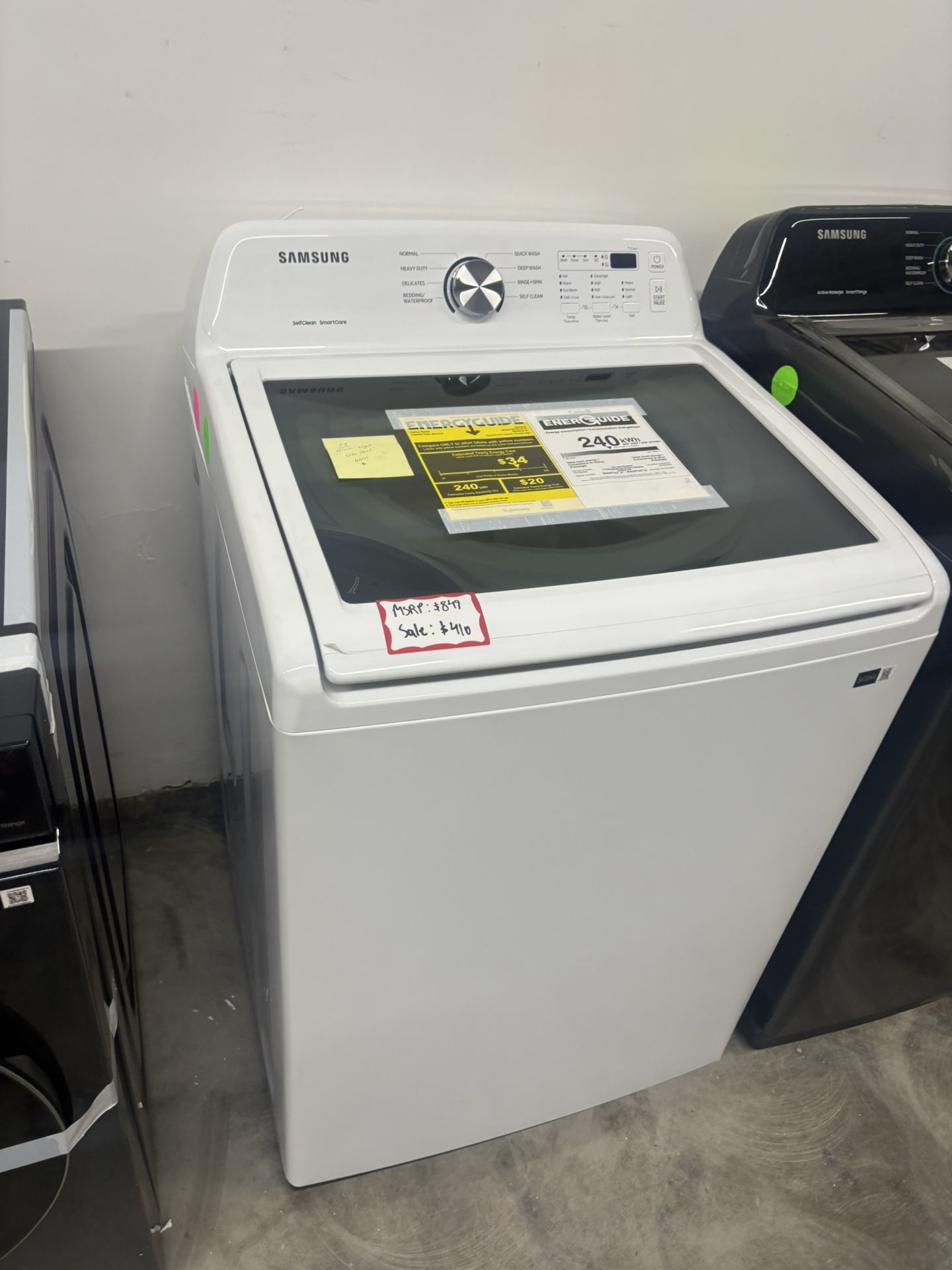 Samsung Washer 4.5cu Top Load Washer With Vibration Reduction Technology+