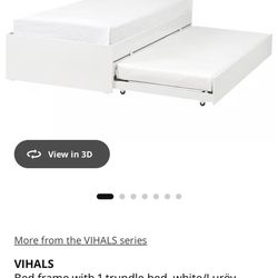 IKEA Bed With Trundle Includes Trundle Mattress