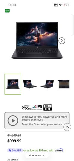 Nitro V15 Barely used