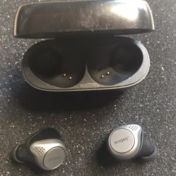 Jabra - Elite 75t True Wireless Active Noise Cancelling In-Ear Headphones - Titanium Black