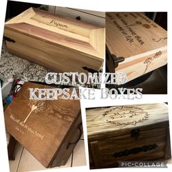 Customized Keepsake Boxes- Perfect Gifts
