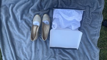 MySoft Gold Glitter Heels