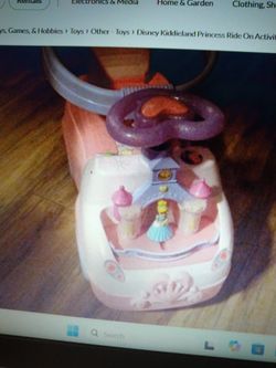 Disney Kiddieland Princess Ride on Activity Toy