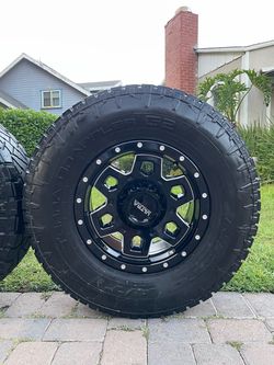 Universal 6 Lug Nut NEW Rims & TIRES/ Universal Rines NUEVOS & LLANTAS De 6 birlos (6x5.31) & (6x5.5) size: 17”