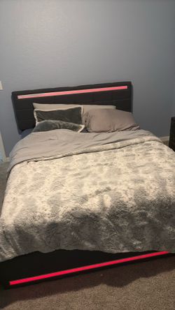 Queen sized mattress and frame