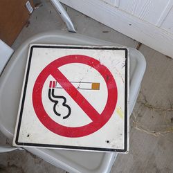 No smoking sign
