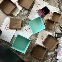 Cartier Tiffany David yurman jewelry box storage accessory logo bin 