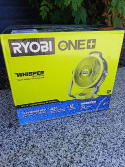 Misting fan Ryobi 18v tool only