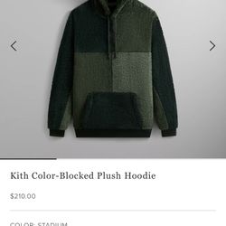 Kith Stadium XL Plush Hoodie Mens