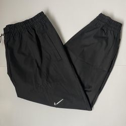 Womens Nike Athletic Windbreaker Pants Warm Up Tracksuit Sportswear Black Size 1X 
