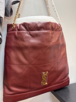 Saint Laurent YSL Quilted Leather Tote Bag