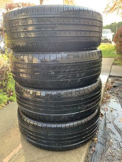 Tires 225/55/19 70$80 percent life