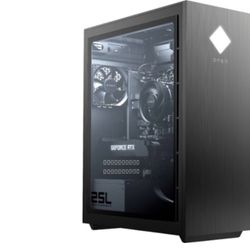 HP OMEN - 25L Gaming Desktop - Intel Core i7-10700 - 16GB Memory - NVIDIA GeForce RTX 2060 SUPER