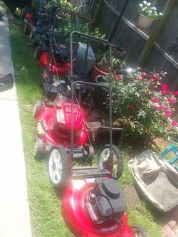 Working regular and self propelled lawnmowers !!!!