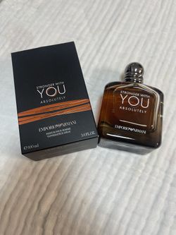 Stronger With You Absolutely Armani Men Cologne Brand New 3.4oz