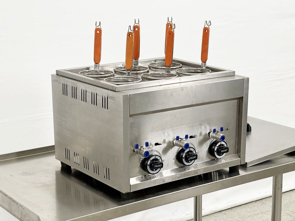 6 Holes Commercial Pasta Noodle Cooker Propane PN8