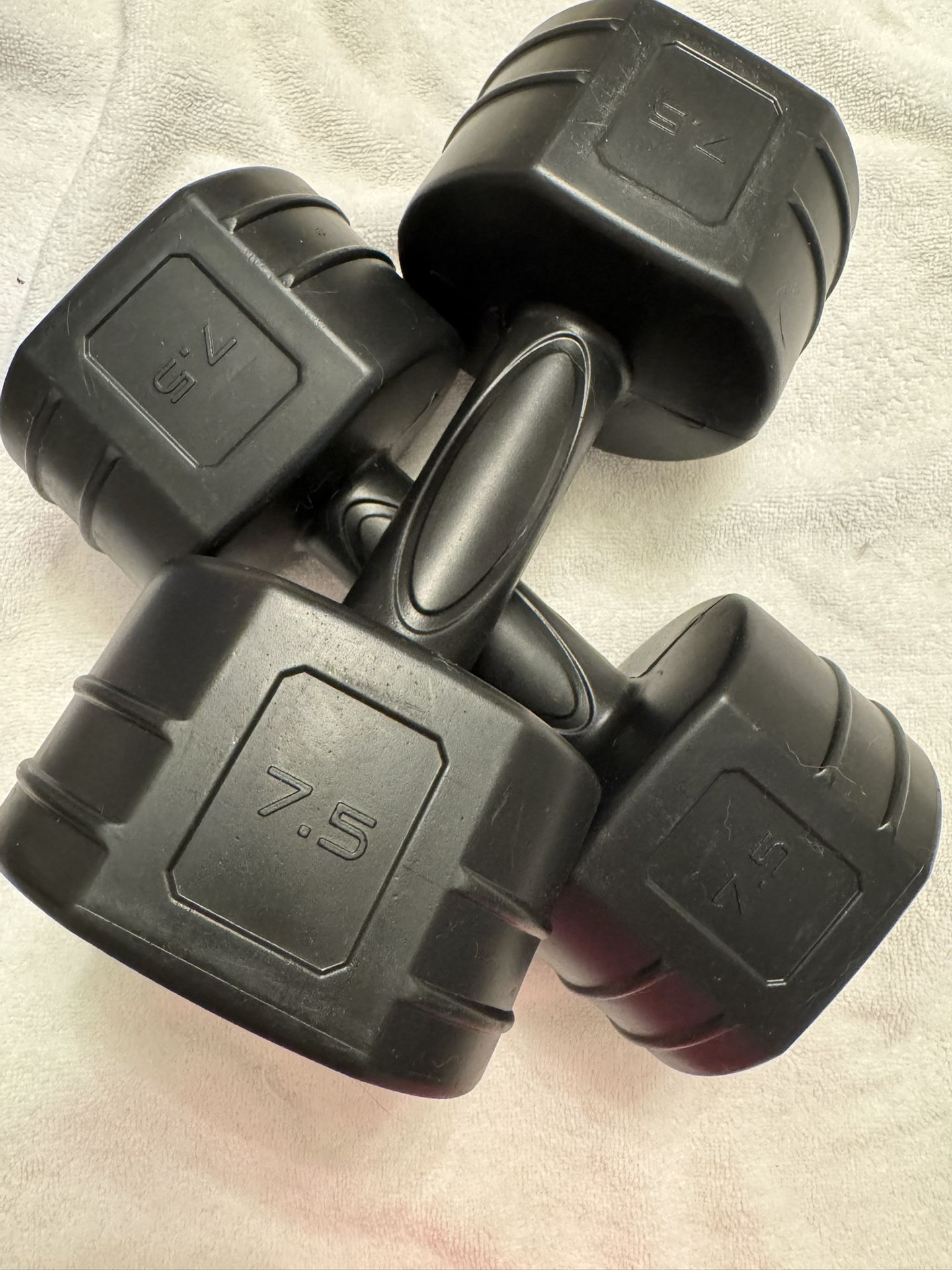 10lbs & 7.5lbs Dumbbells