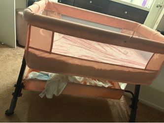 Pink bassinet