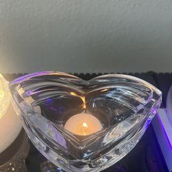 Home Decor/ Beautiful Candle Dish/ Stunning!