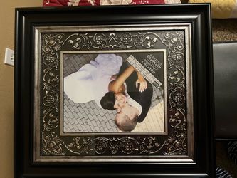 Ornate Black and Silver Picture Frame 12x14