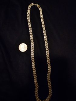 Sterling silver diamond necklace