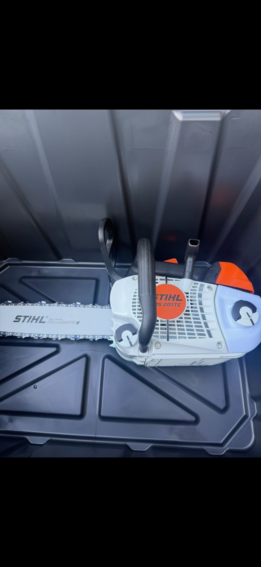 Top Handle Chainsaw Stihl Ms 201(New/ Nueva) FIRM PRICE/ Precio Firme