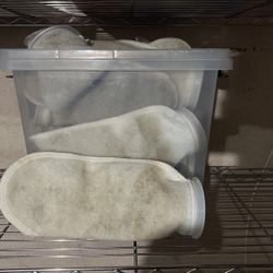 200 micron 4”  filter socks